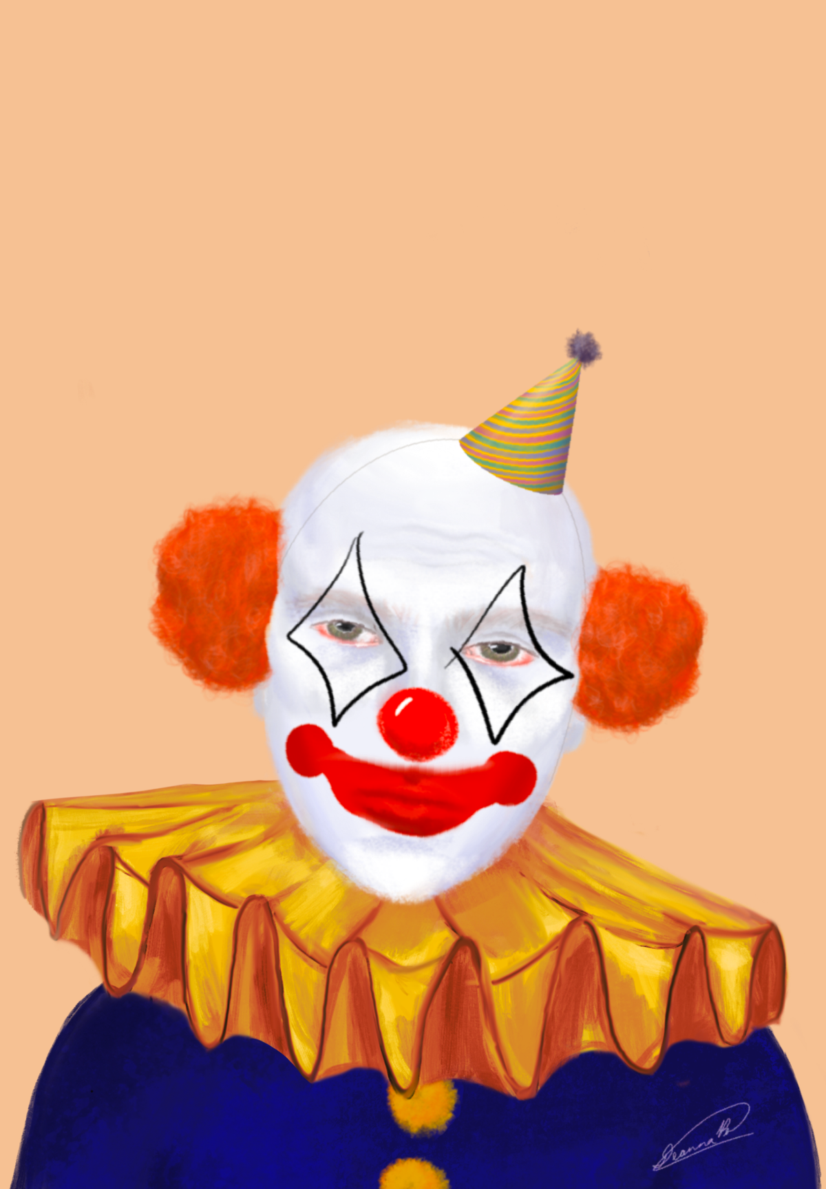 Apathy Clown Print